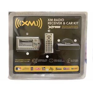 XM Radio Xpress Receiver & Car Kit XMCK10CB Wireless Remote NEW